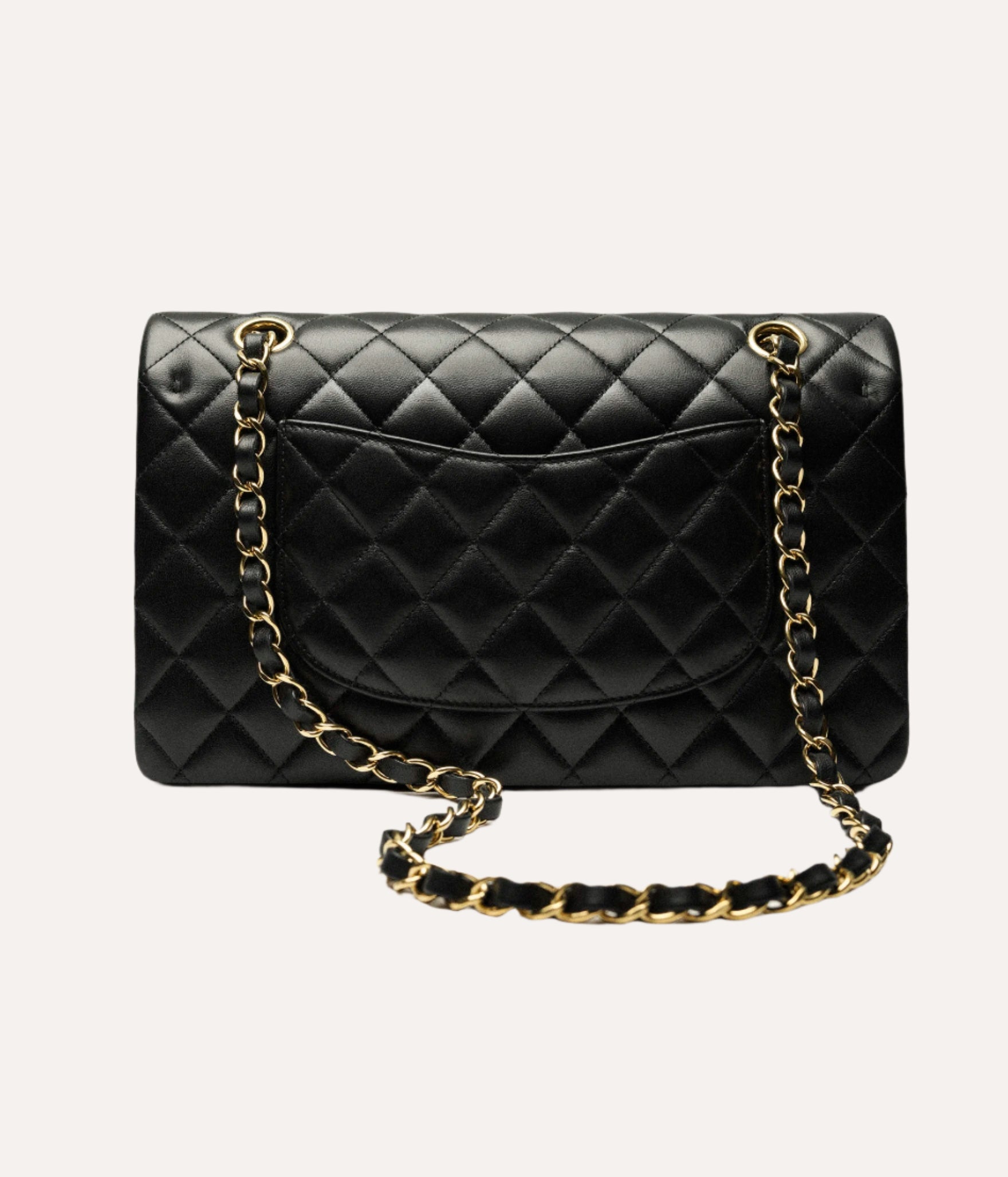 Chanel Classic 11.12 Handbag Lambskin Black