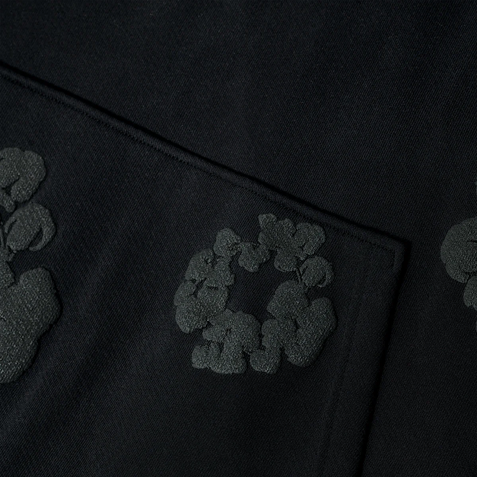 Denim Tears The Mono Cotton Wreath Hoodie Black