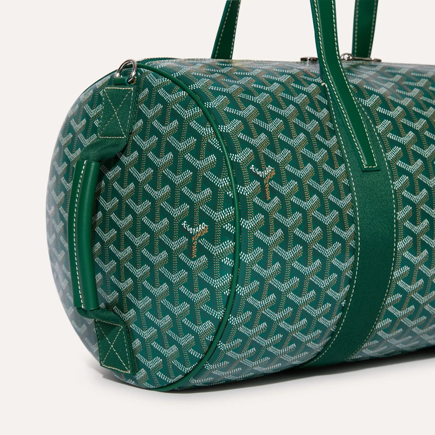 Goyard Barrel 40 Sports Bag Green