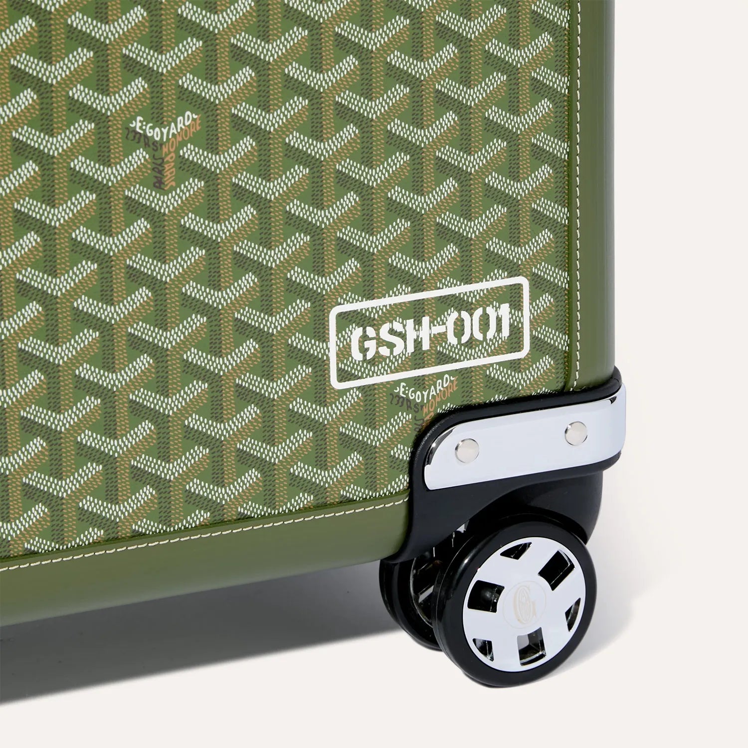 Goyard Bourget PM Trolley Case Khaki
