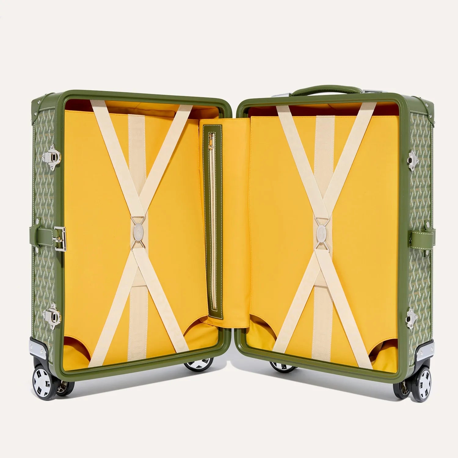 Goyard Bourget PM Trolley Case Khaki