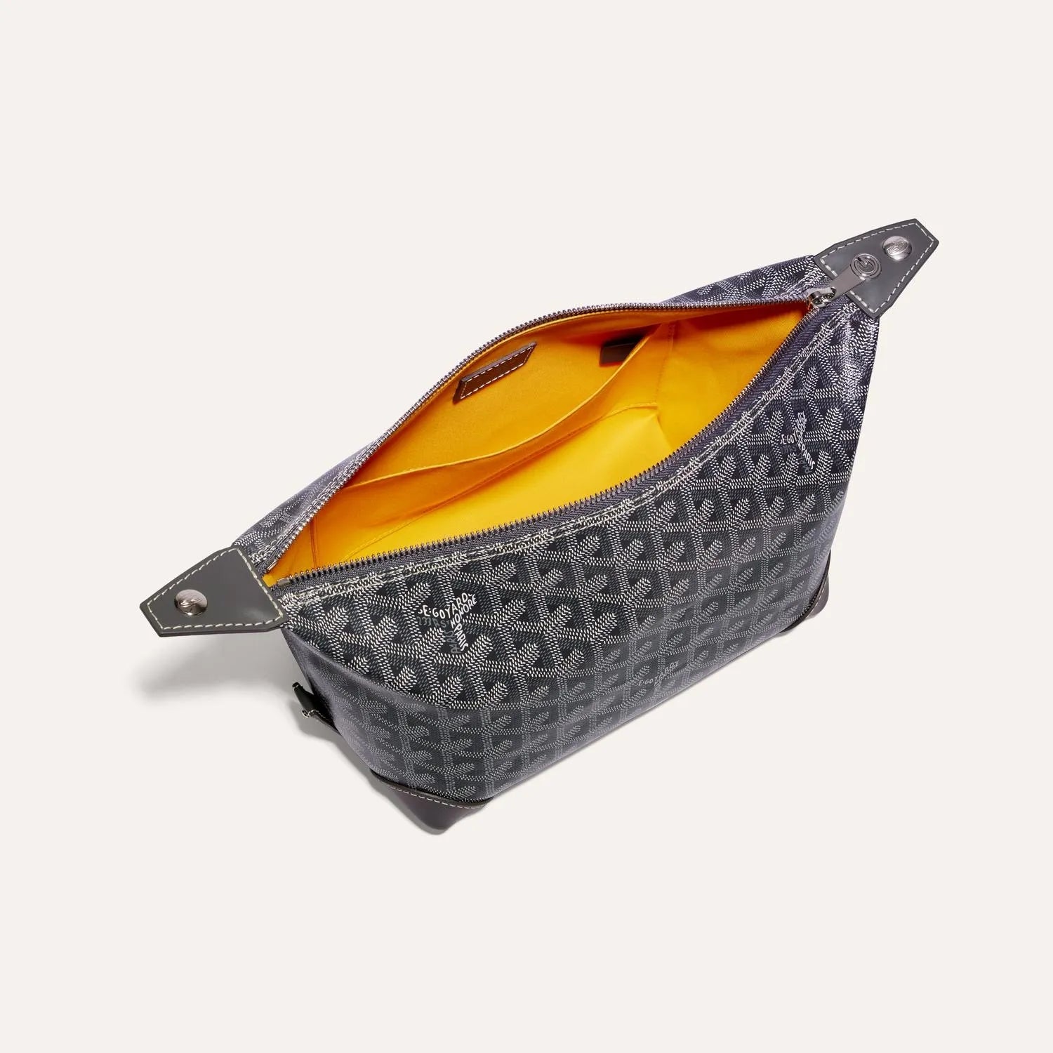 Goyard Bowling 25 Grey Toiletry Bag