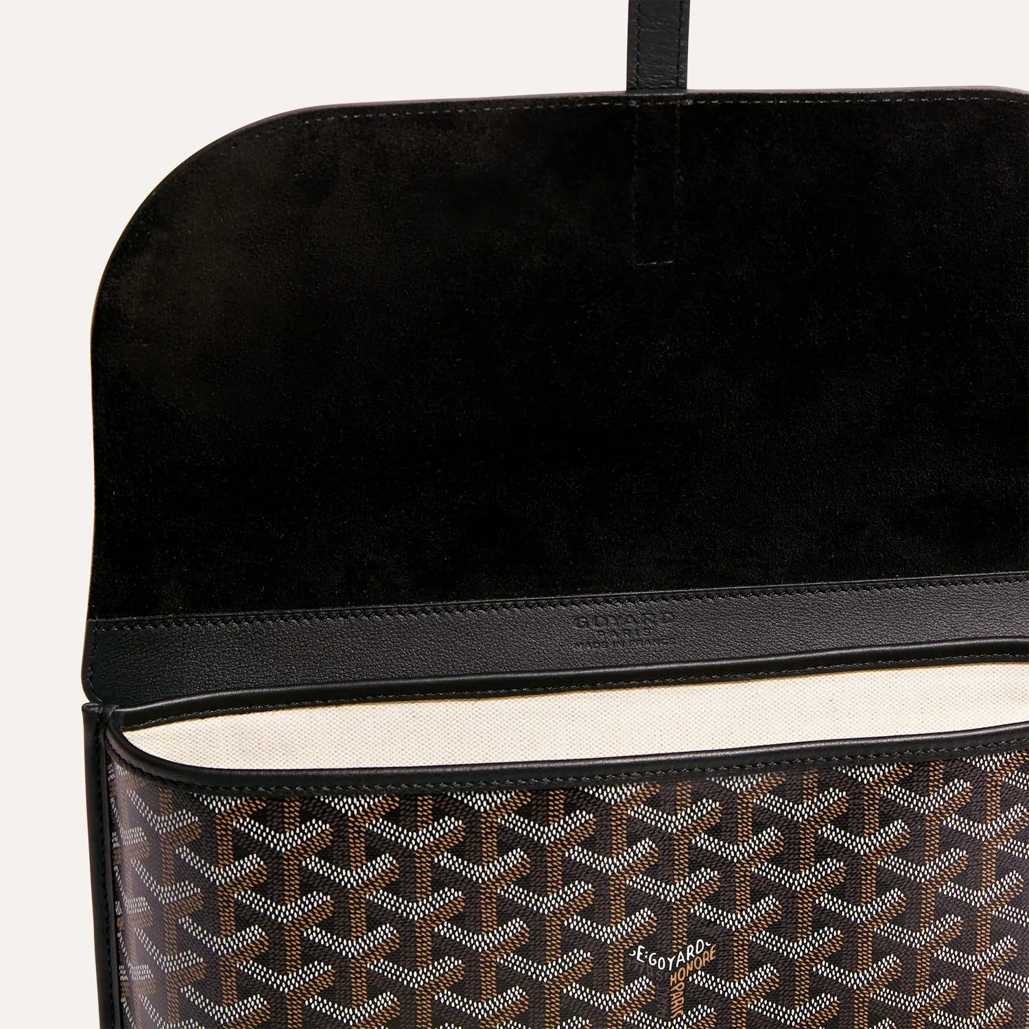 Goyard Coursier Messenger Bag Black
