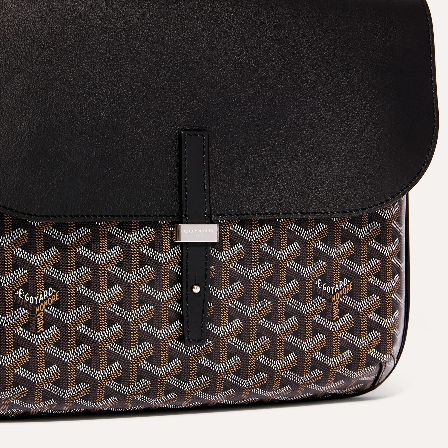 Goyard Coursier Messenger Bag Black