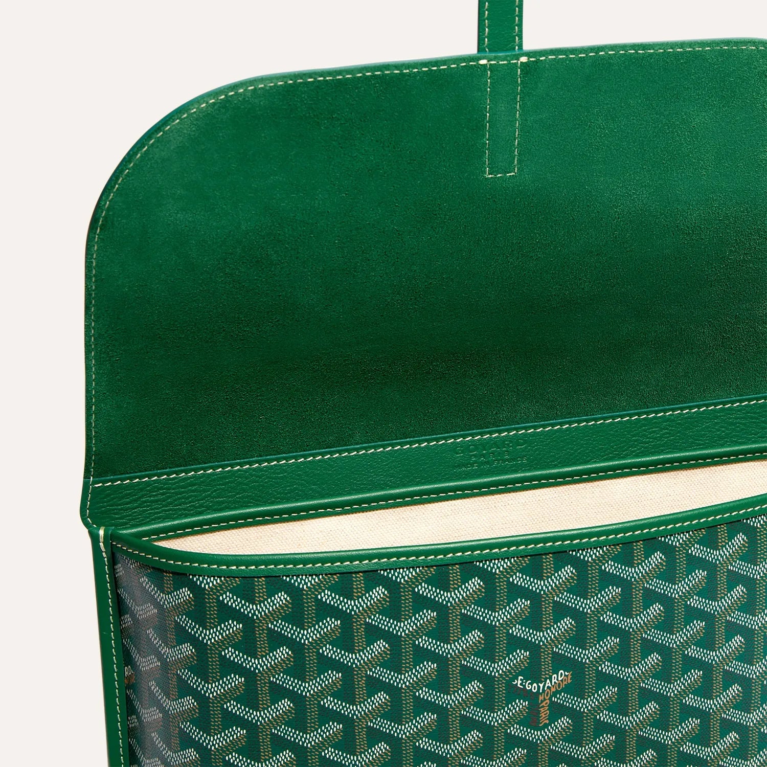 Goyard Coursier Messenger Bag Green