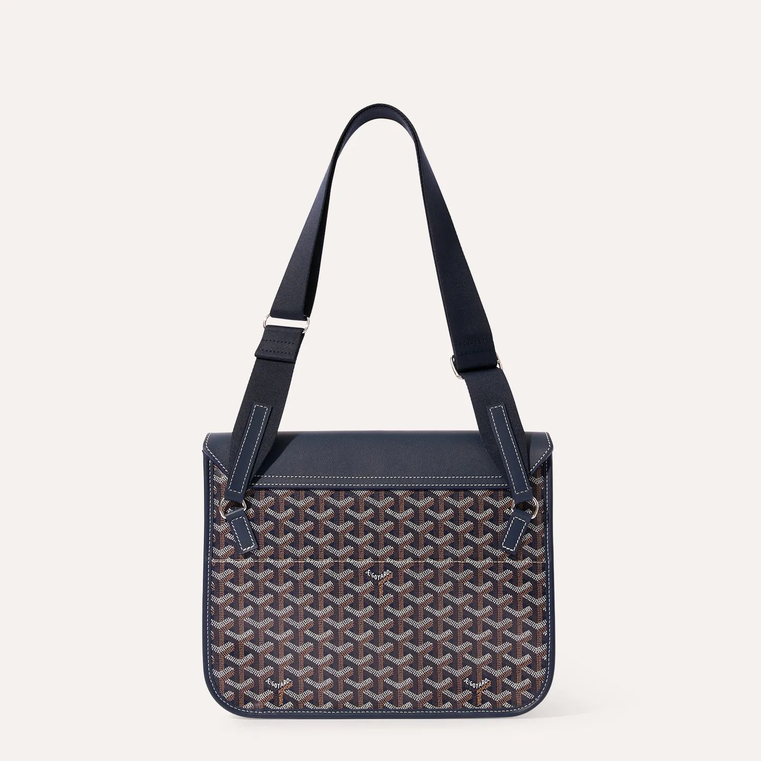 Goyard Coursier Messenger Bag Navy Blue