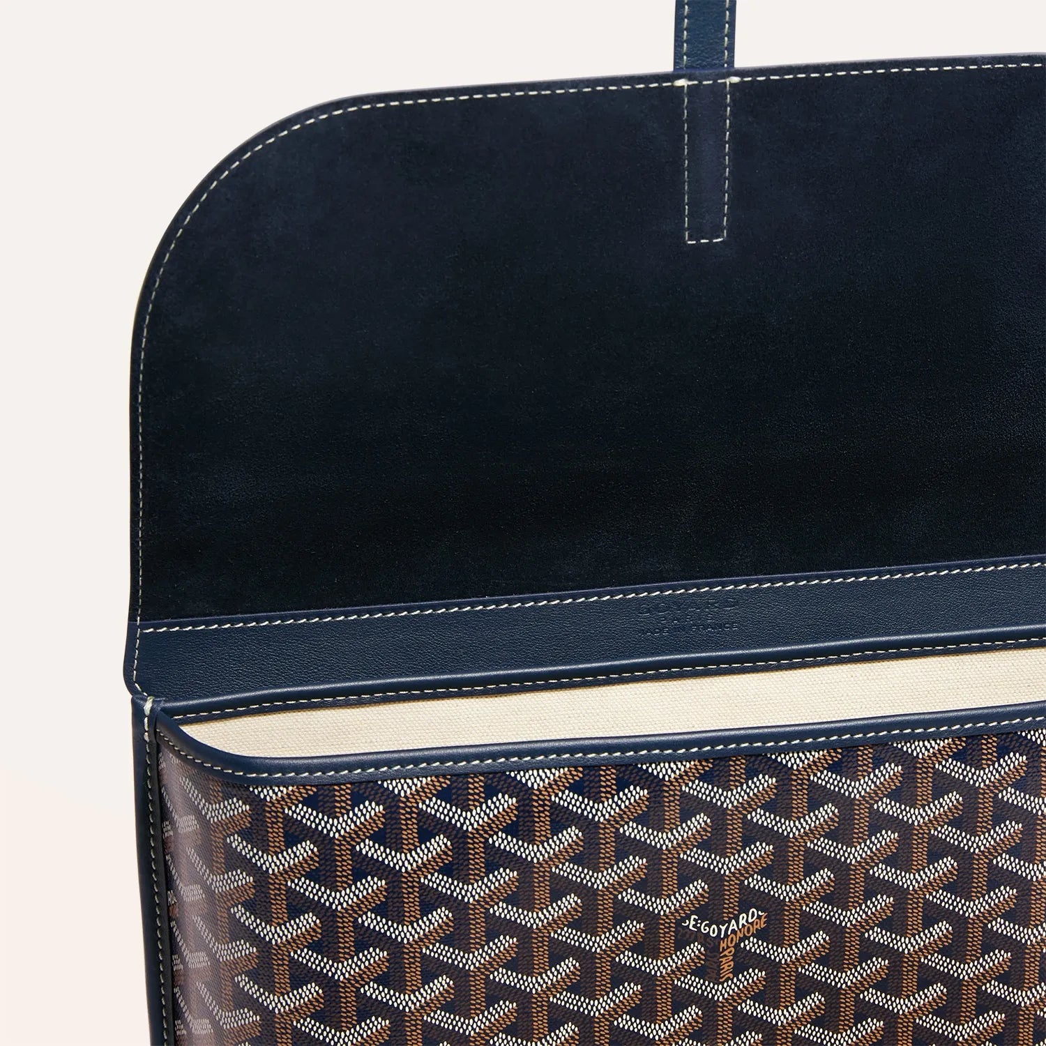 Goyard Coursier Messenger Bag Navy Blue