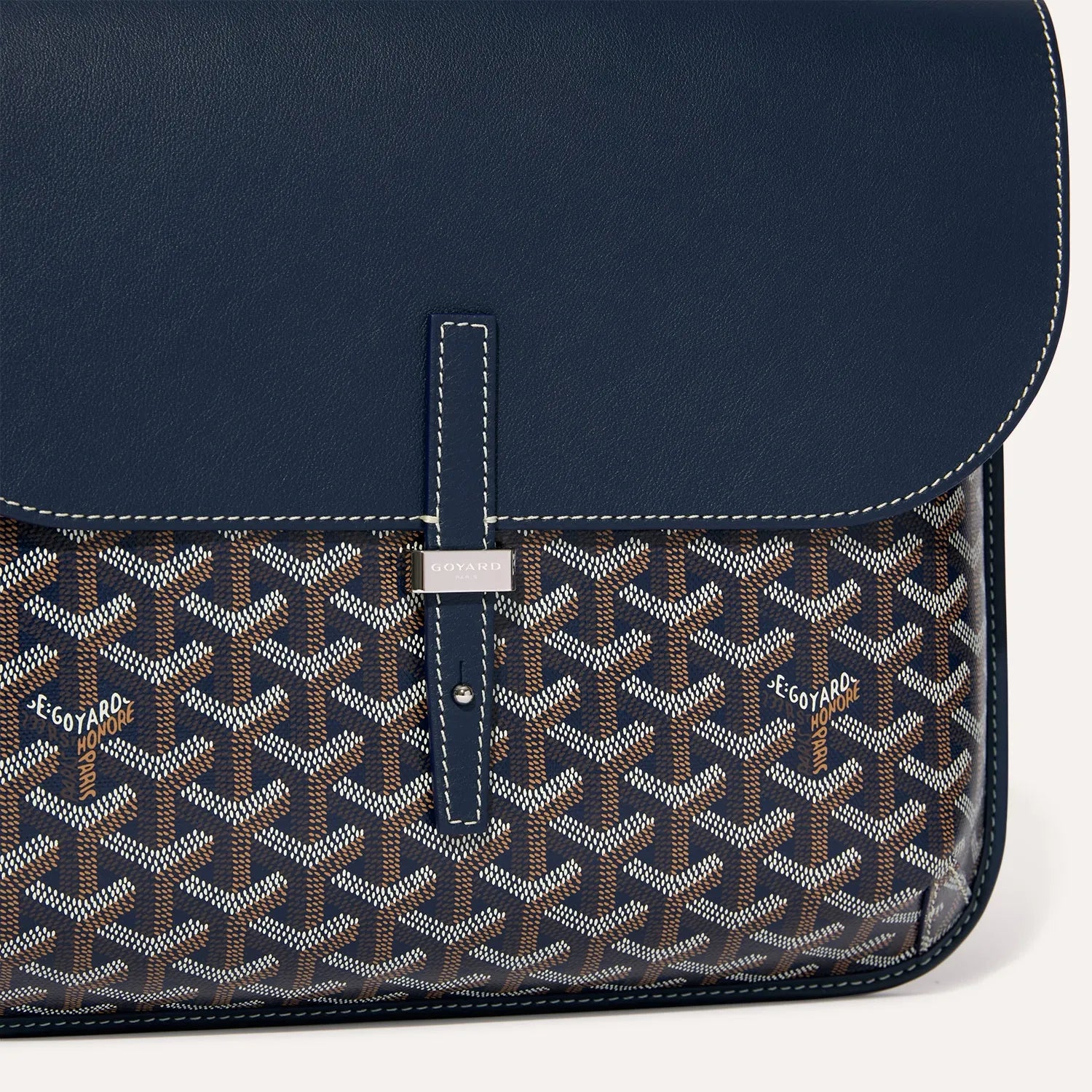 Goyard Coursier Messenger Bag Navy Blue