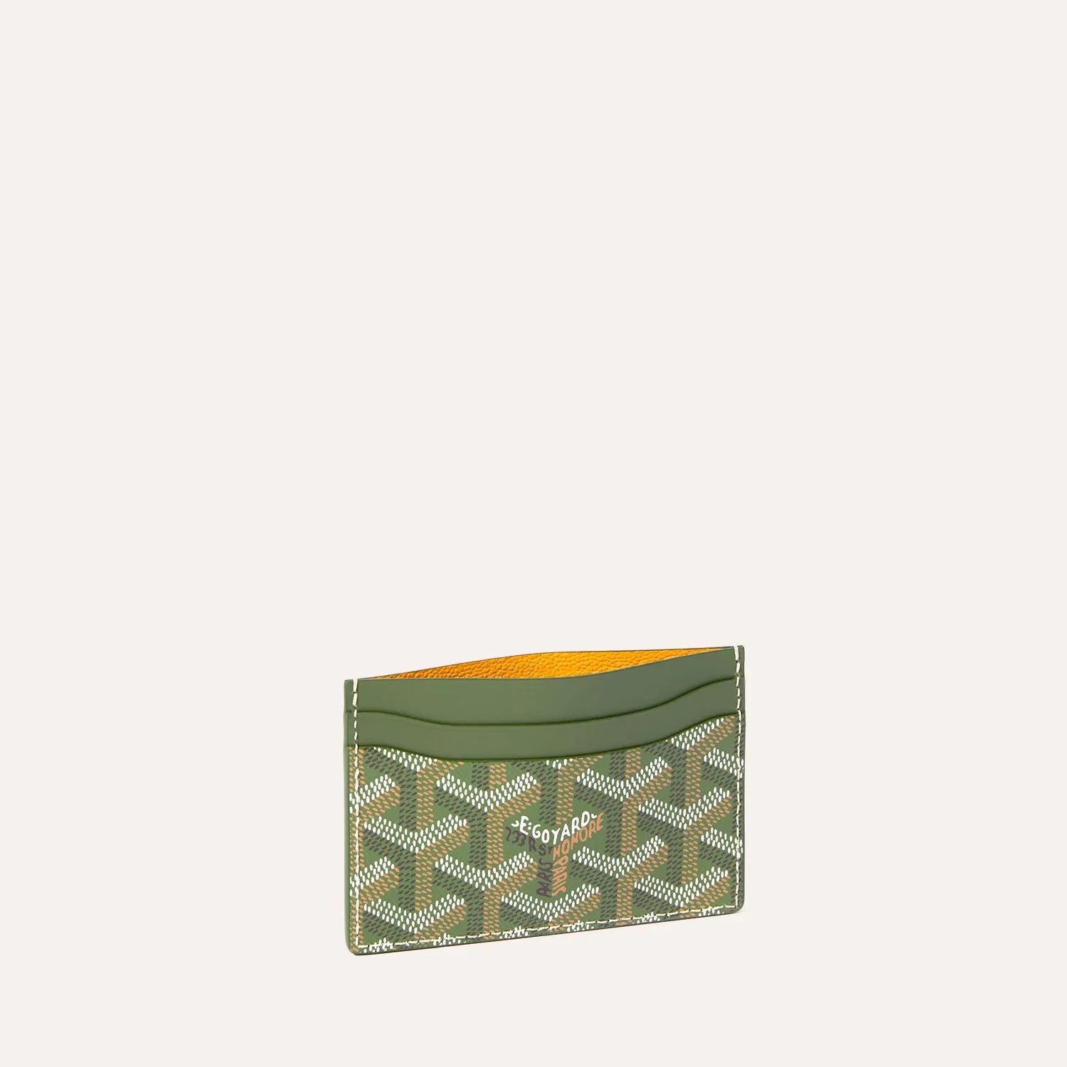 Goyard Saint-Sulpice Card Wallet Khaki