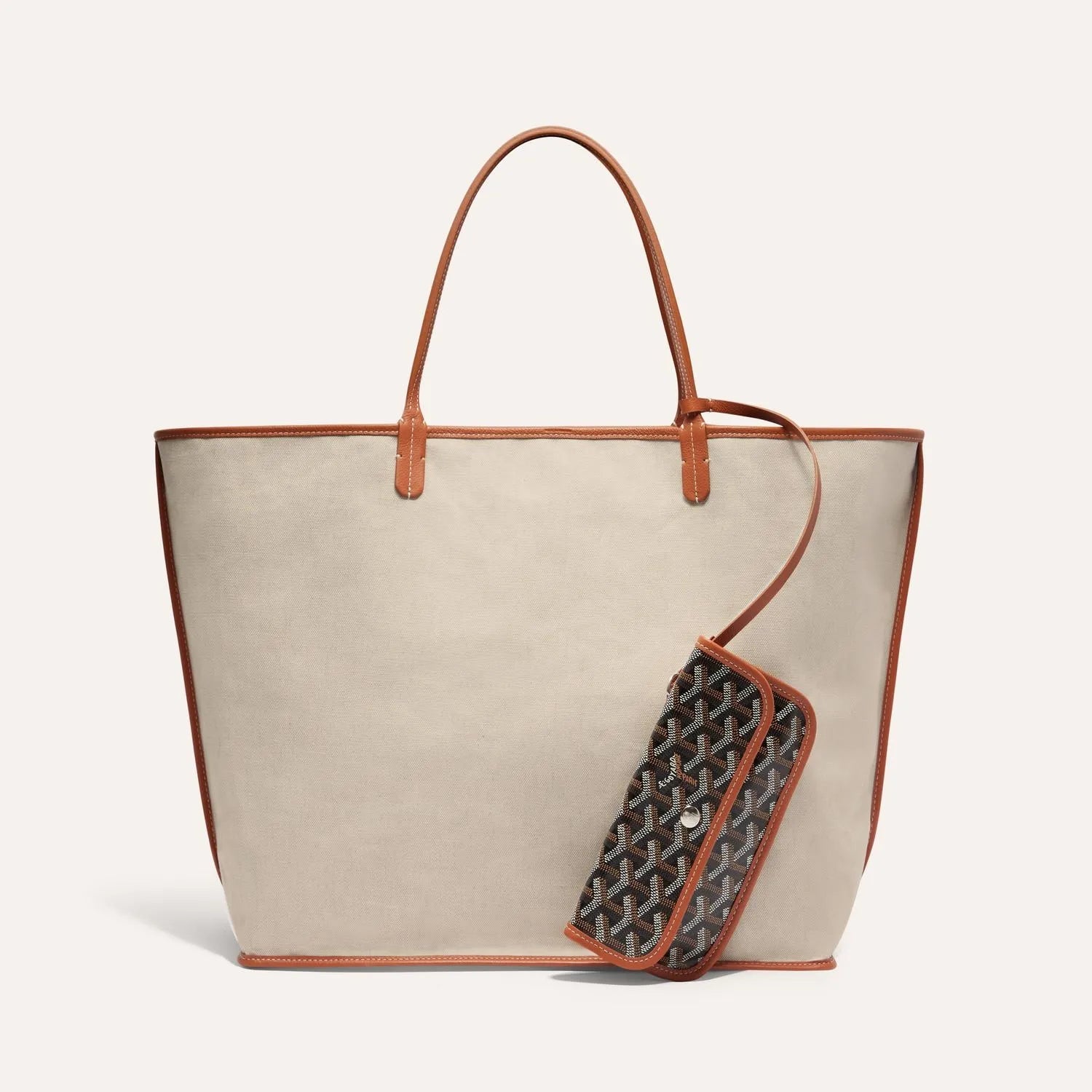 Goyard Saint Louis GM Bag Black & Tan