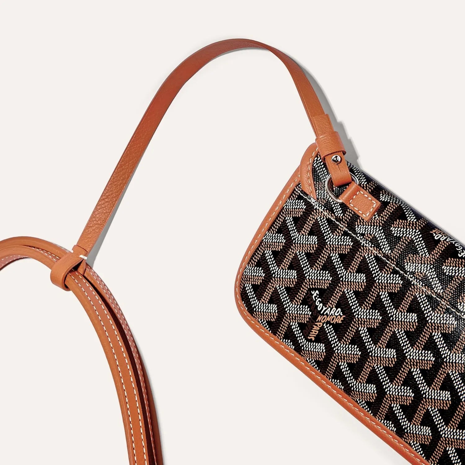 Goyard Saint Louis GM Bag Black & Tan