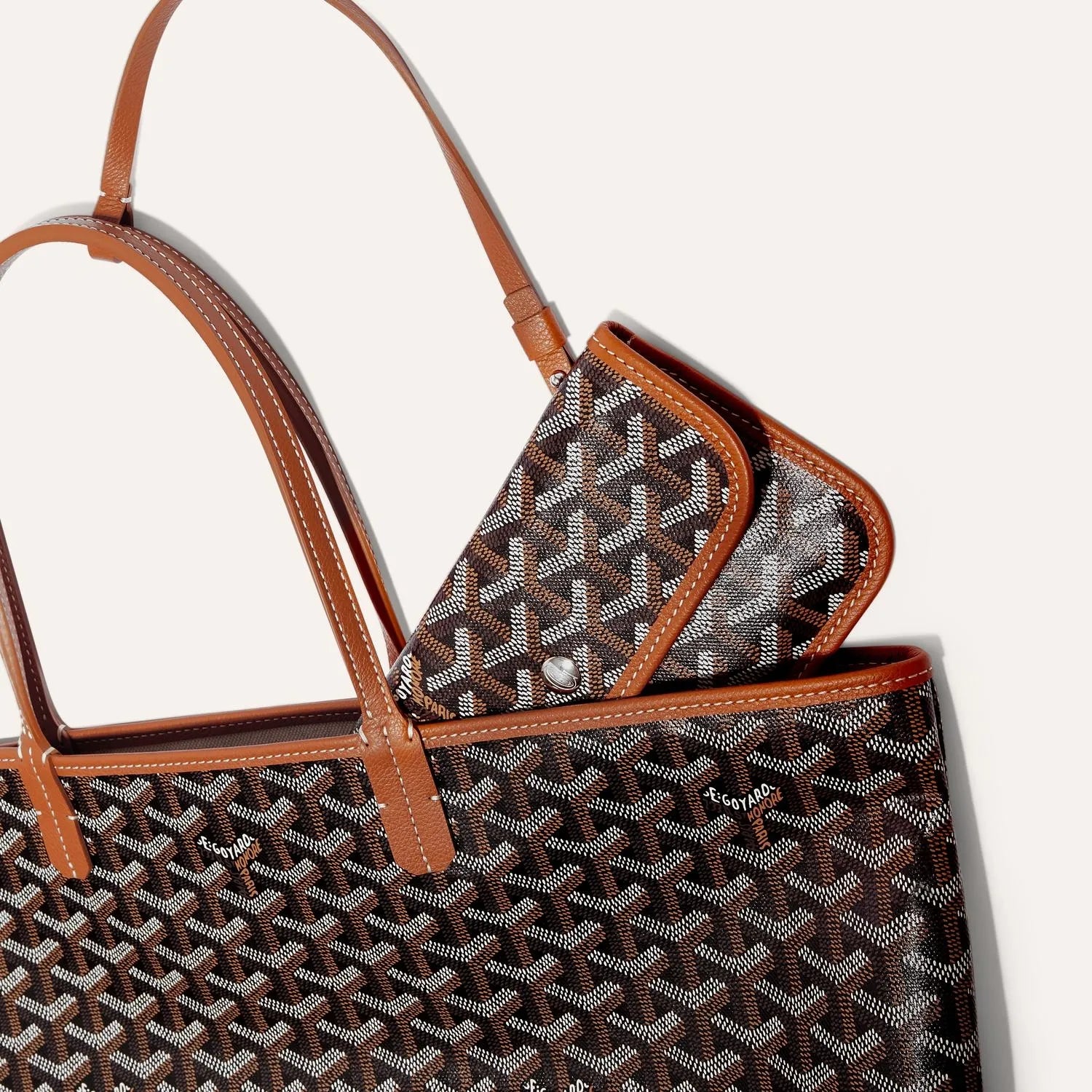 Goyard Saint Louis PM Bag Black & Tan