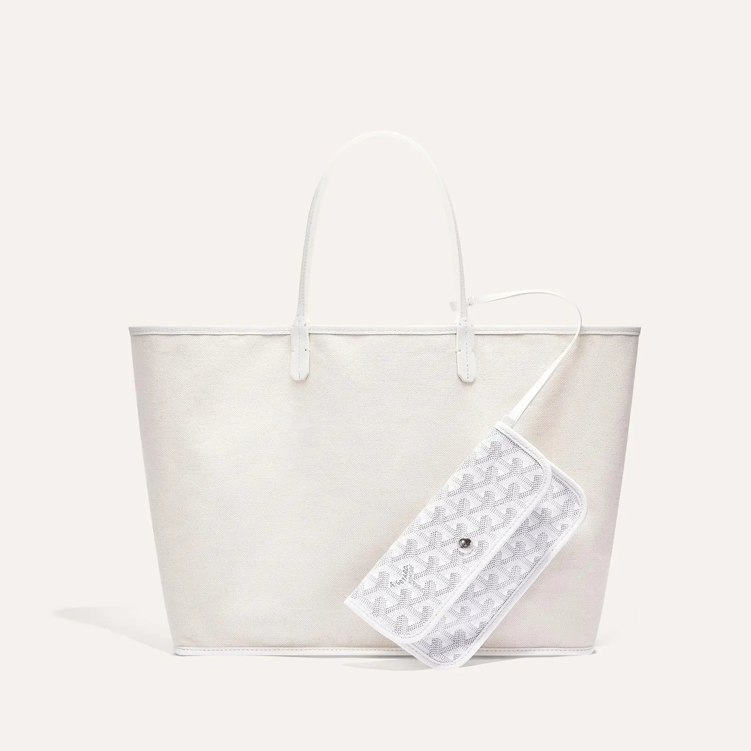 Goyard Saint Louis PM Bag White