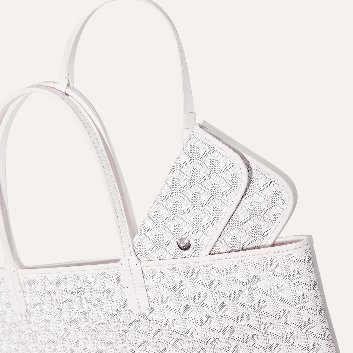 Goyard Saint Louis PM Bag White