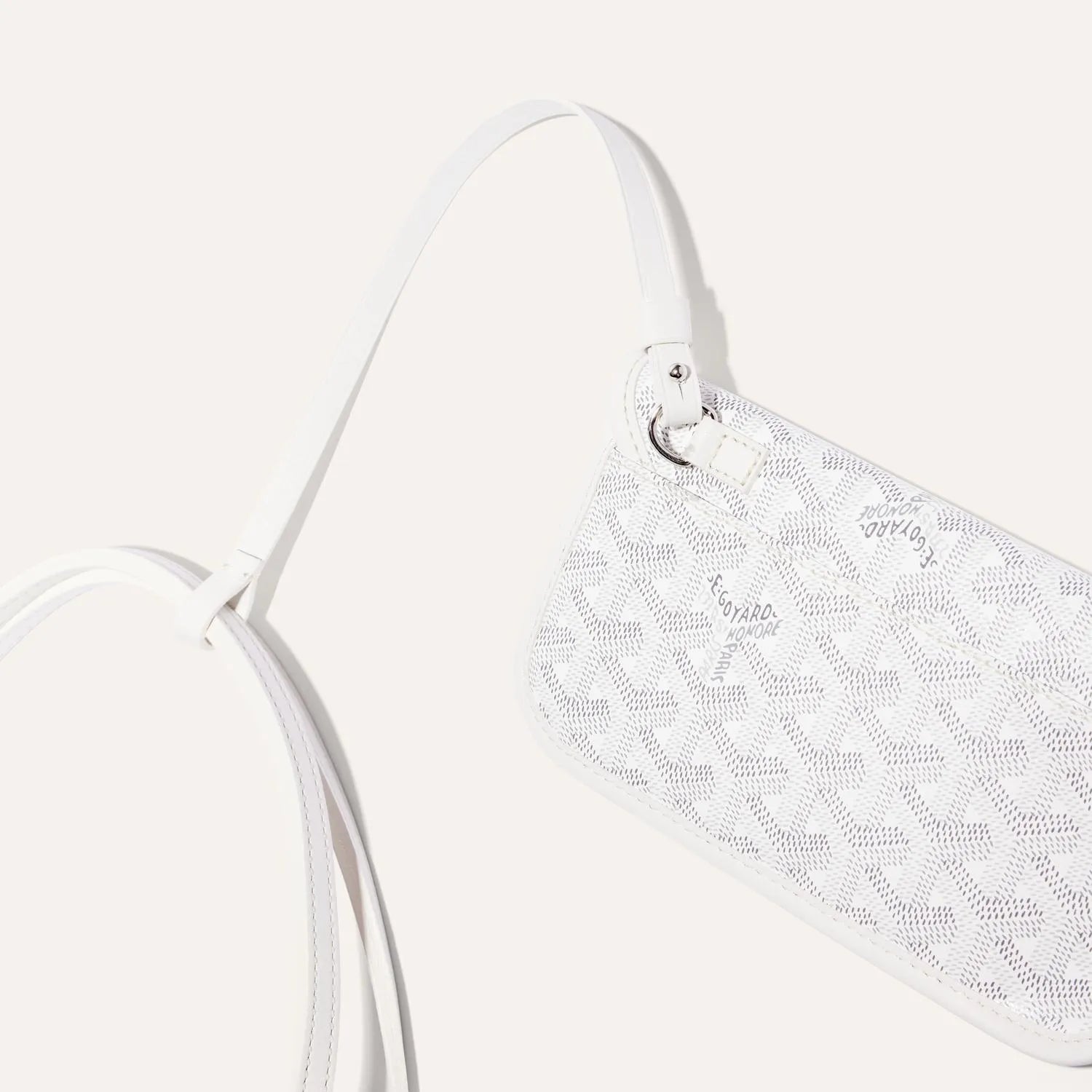 Goyard Saint Louis PM Bag White