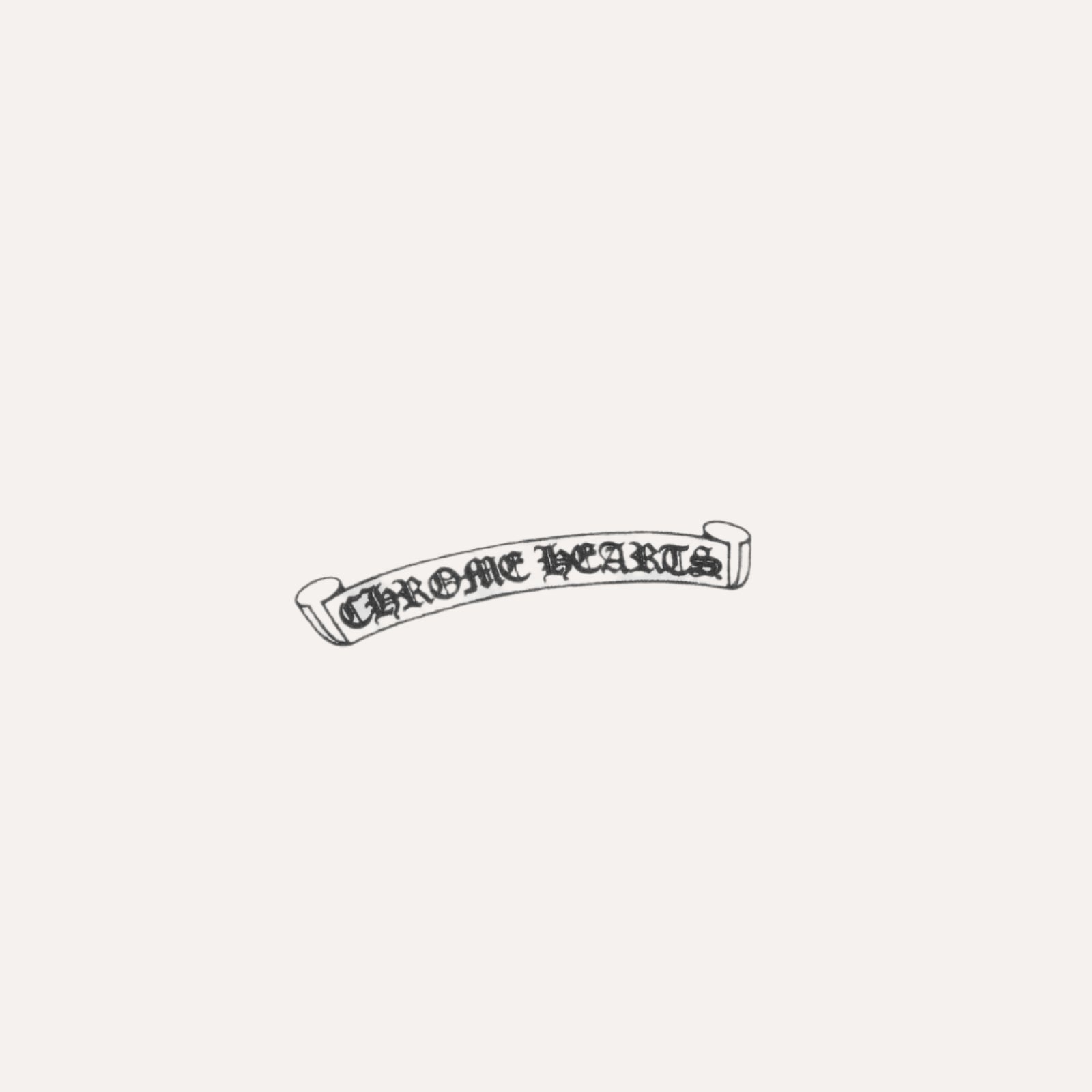 Chrome Hearts Horse Shoe Pocket Logo White T Shirt