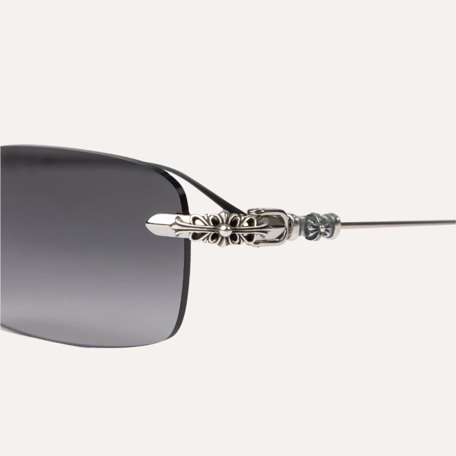Chrome Hearts Pills III Silver Black Sunglasses