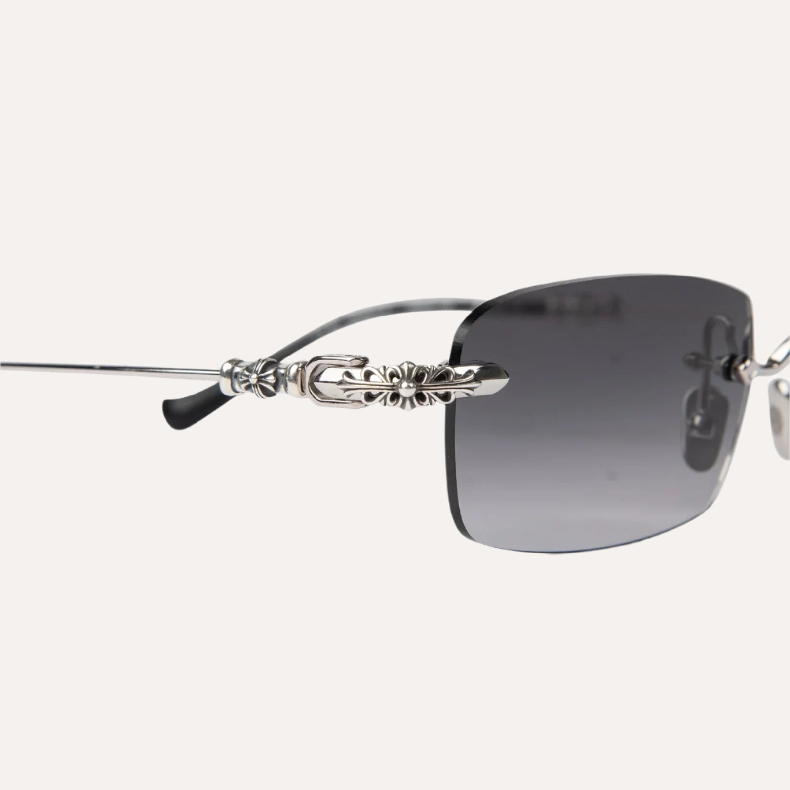 Chrome Hearts Pills III Silver Black Sunglasses