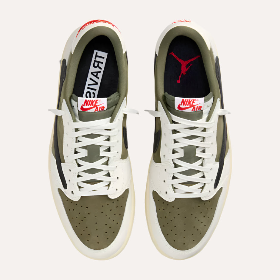 Travis Scott x Air Jordan 1 Low OG Medium Olive