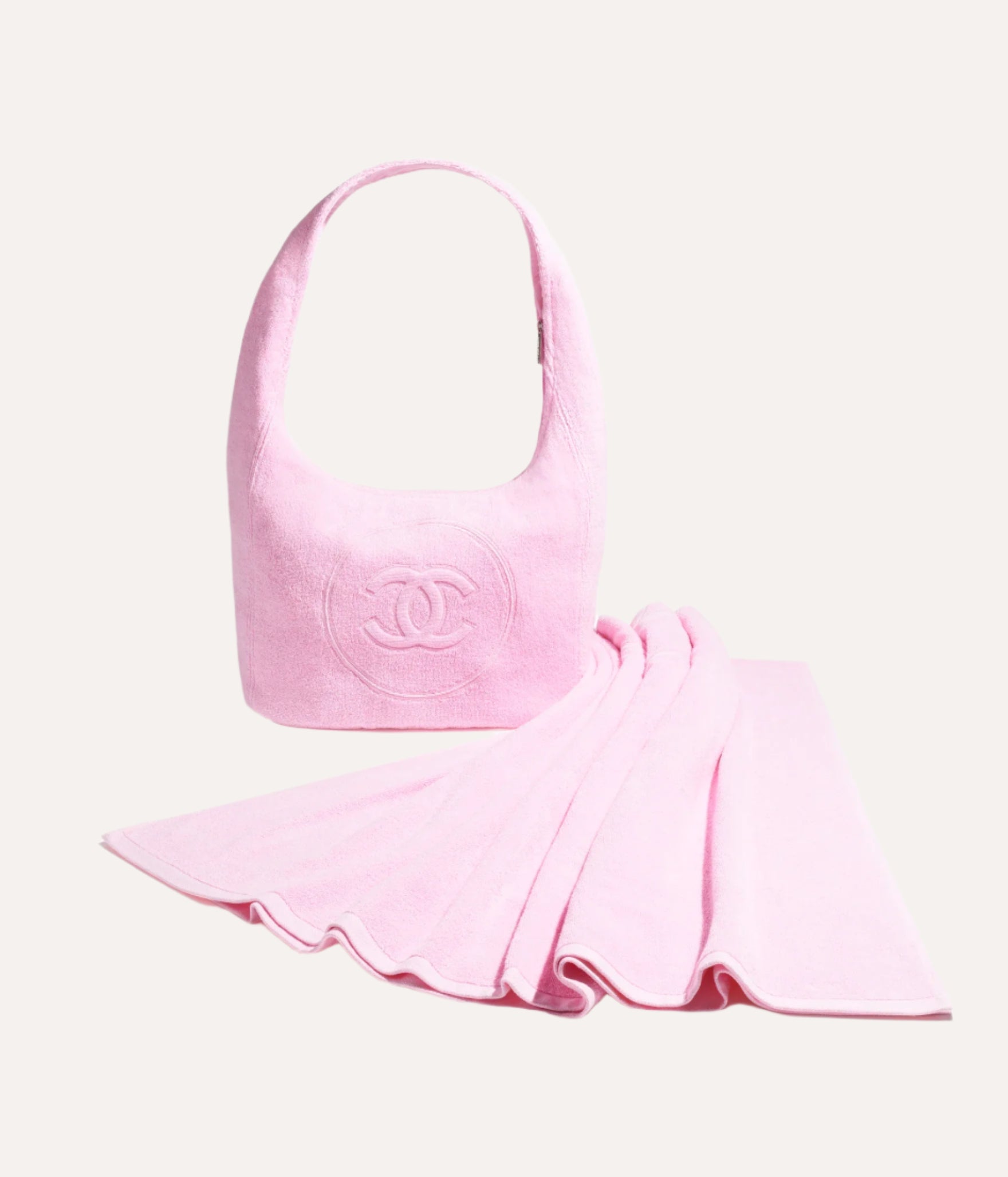 Chanel Coco Beach 2025 Beachwear Set Bag Pink