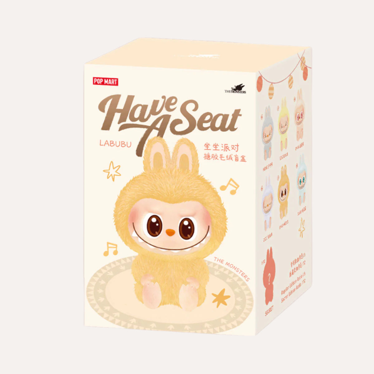 POP MART THE MONSTERS LABUBU Have a Seat Vinyl Plush Blind Box