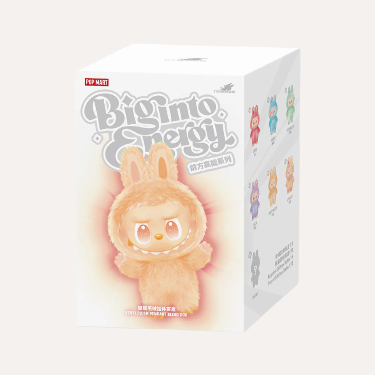 POP MART THE MONSTERS LABUBU Big into Energy Series-Vinyl Plush Pendant Blind Box