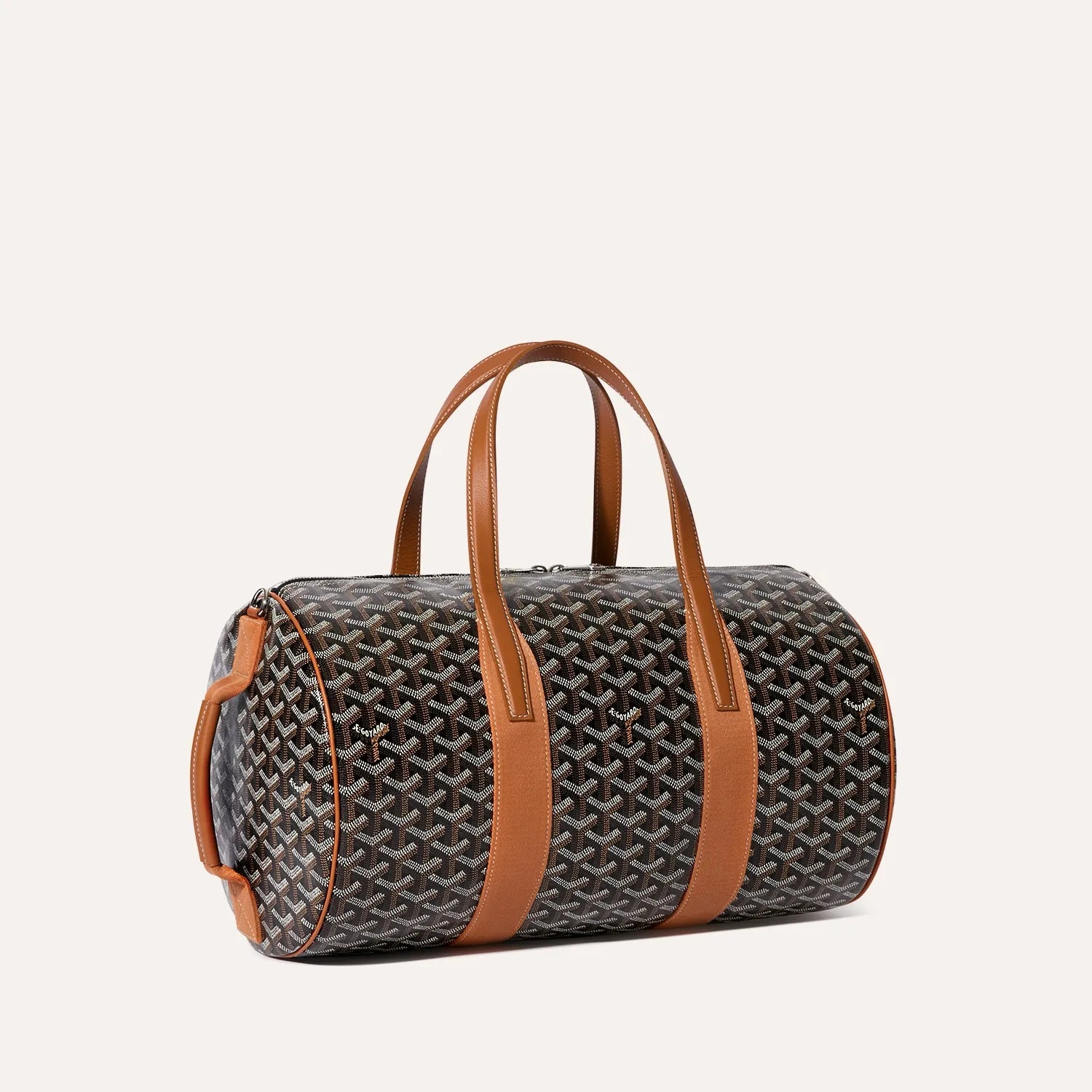 Goyard Barrel 40 Sports Bag Black & Tan