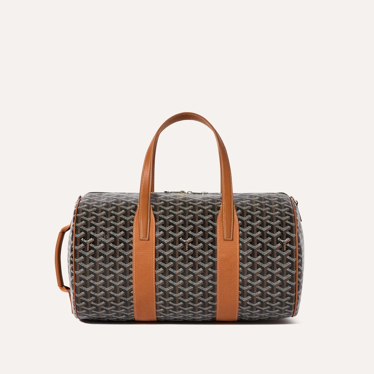 Goyard Barrel 40 Sports Bag Black & Tan