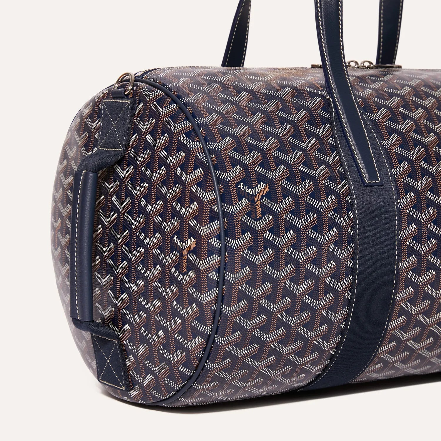 Goyard Barrel 40 Sports Bag Navy