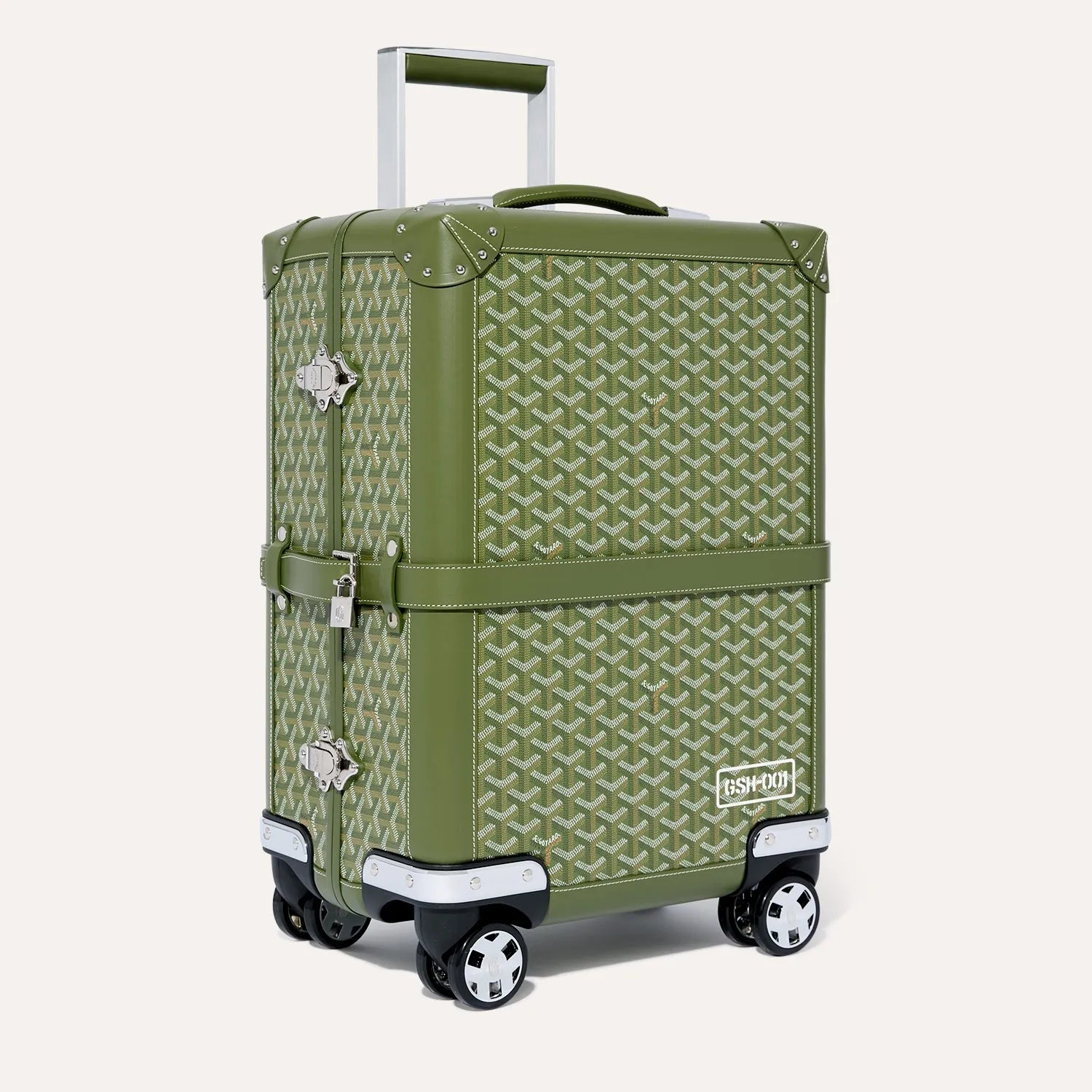 Goyard Bourget PM Trolley Case Khaki