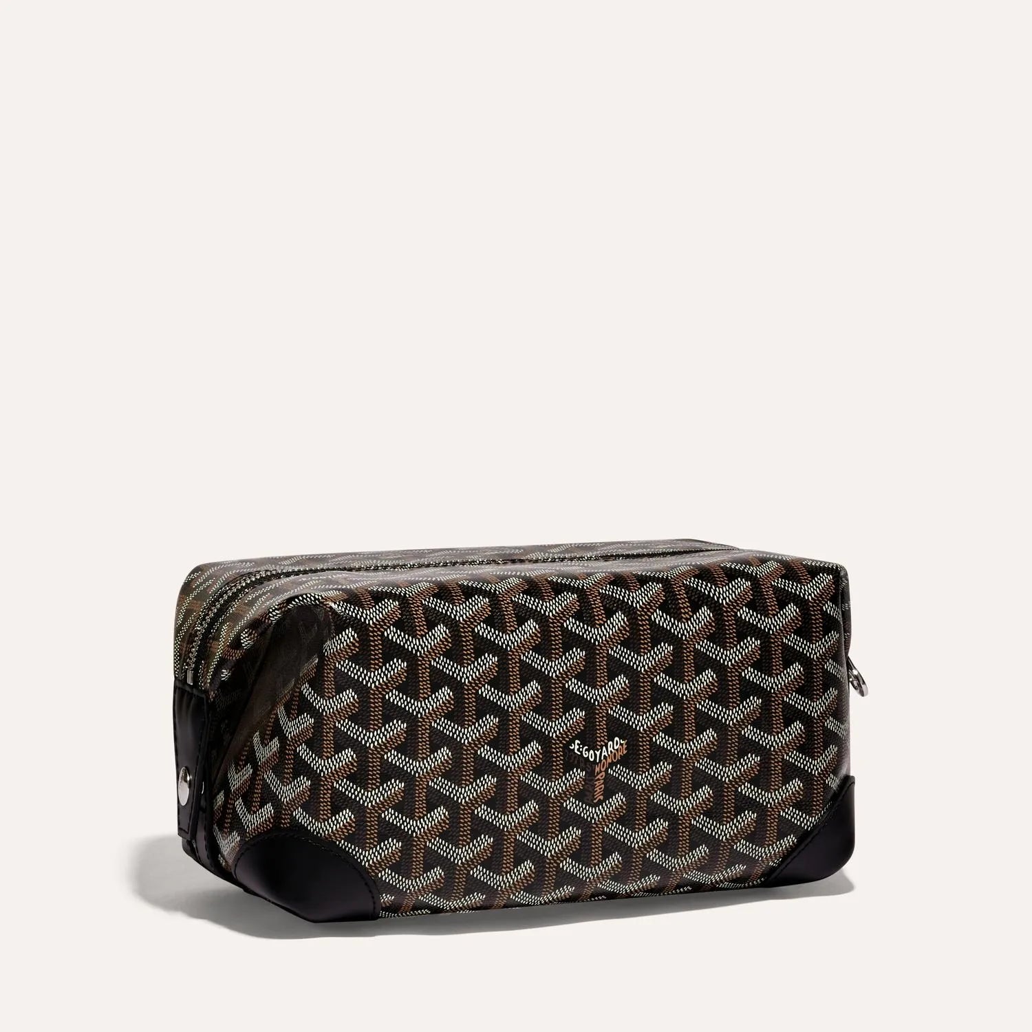 Goyard Bowling 25 Black Toiletry Bag