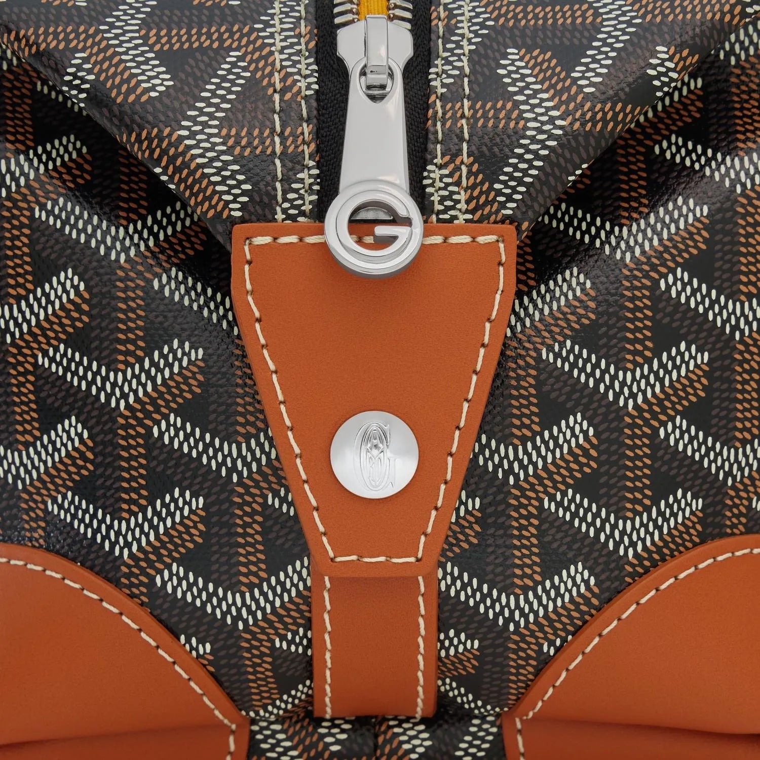 Goyard Bowling 25 Black & Tan Toiletry Bag
