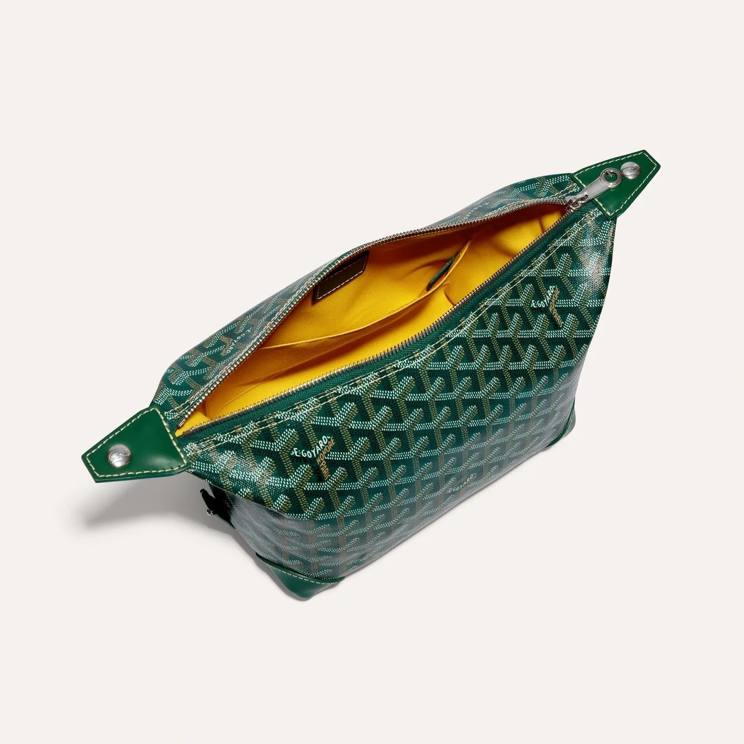 Goyard Bowling 25 Green Toiletry Bag