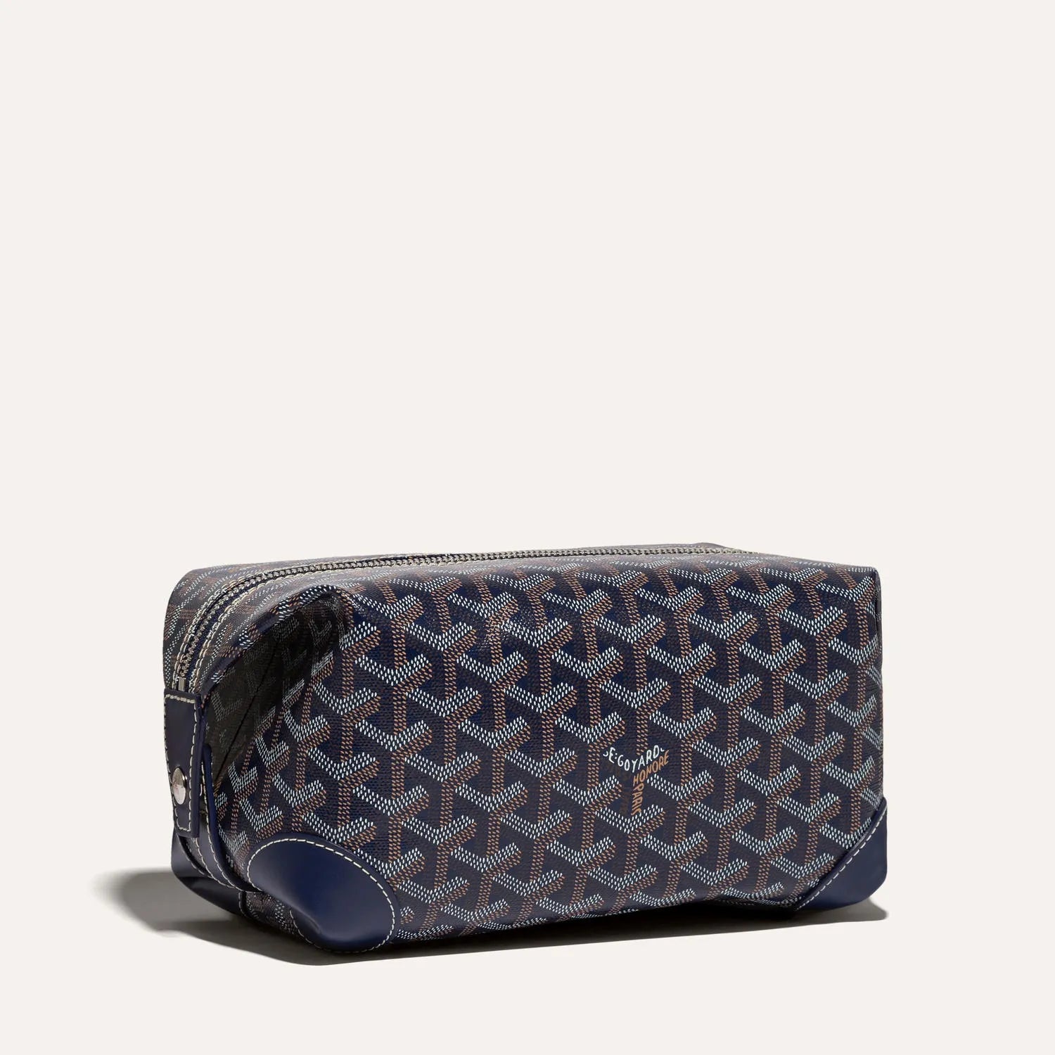 Goyard Bowling 25 Navy Toiletry Bag