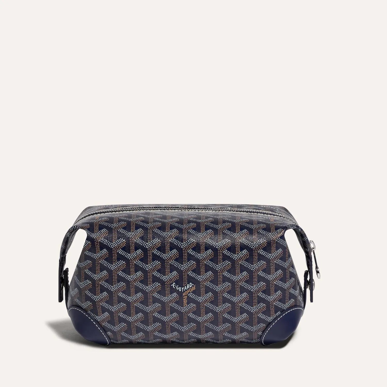 Goyard Bowling 25 Navy Toiletry Bag