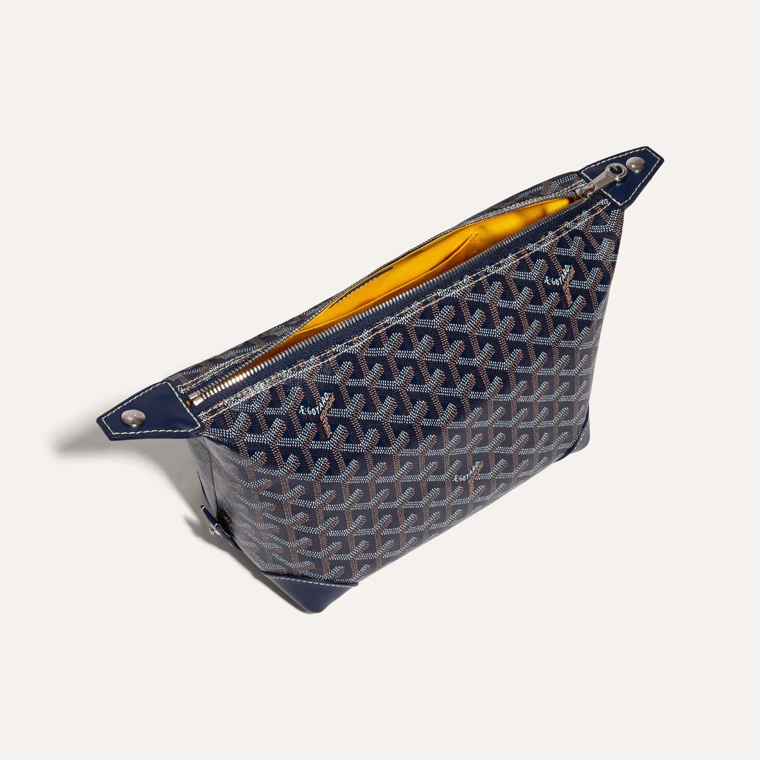 Goyard Bowling 25 Navy Toiletry Bag