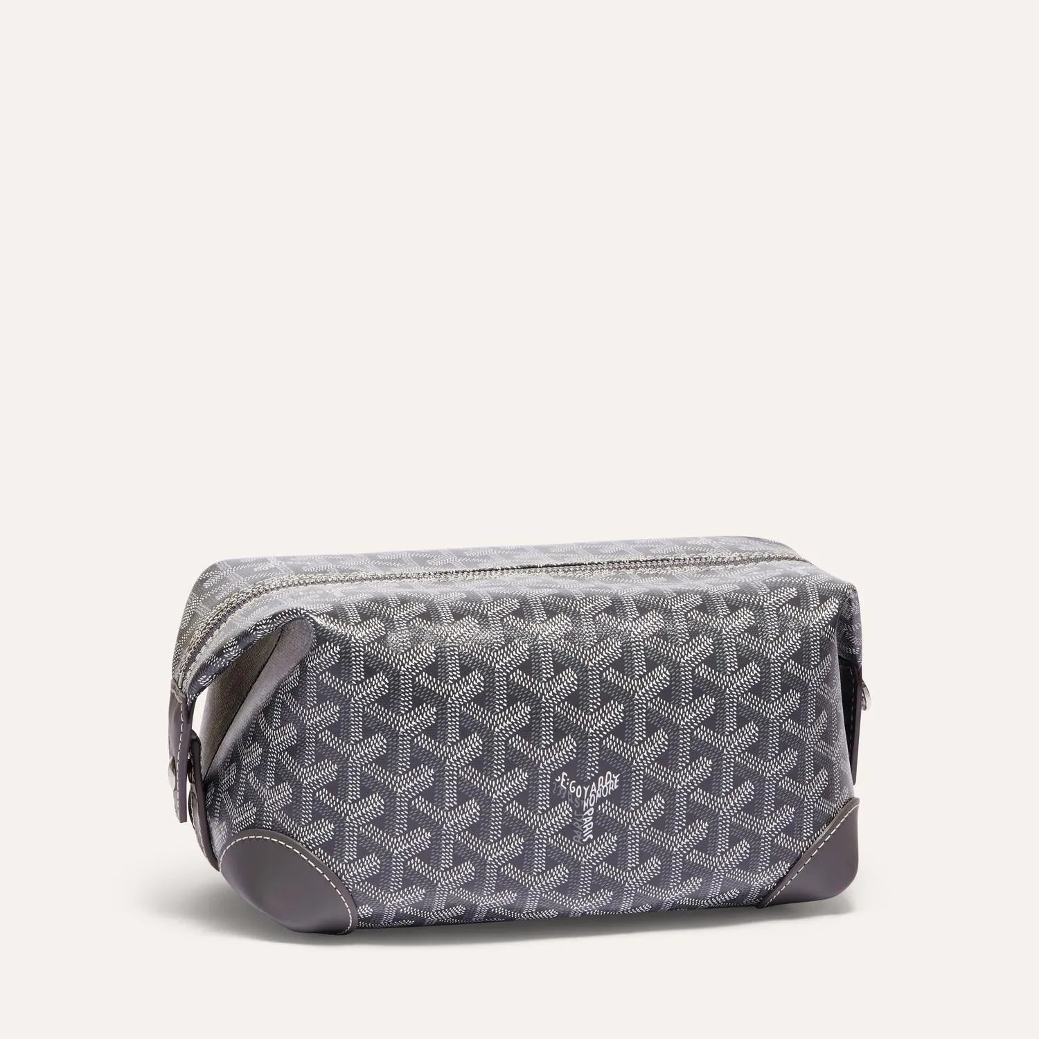 Goyard Bowling 25 Grey Toiletry Bag