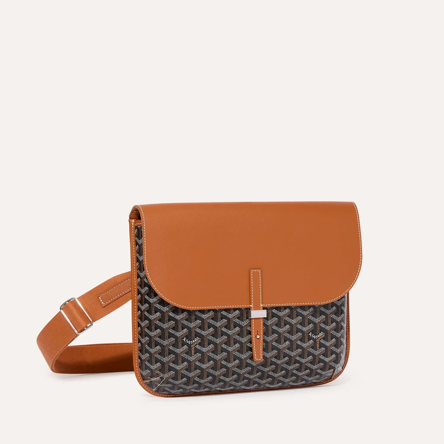 Goyard Coursier Messenger Bag Black & Tan