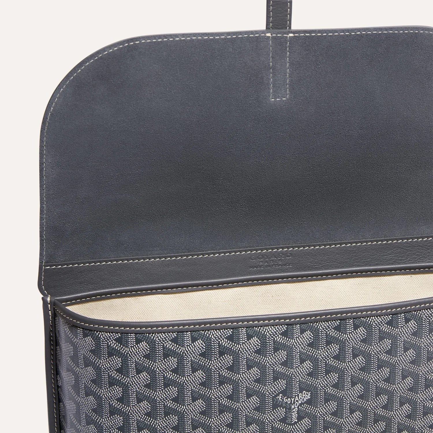 Goyard Coursier Messenger Bag Grey