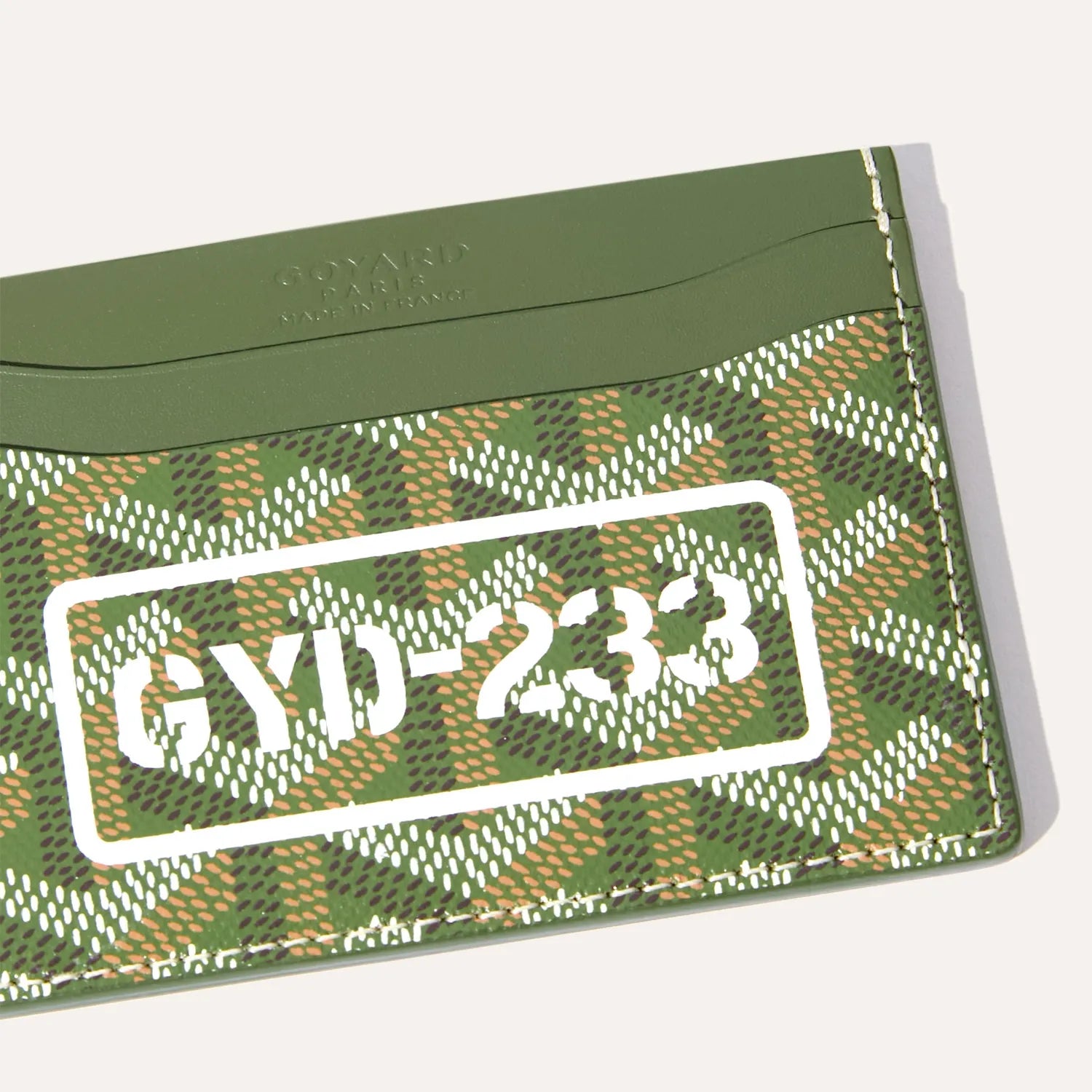 Goyard Saint-Sulpice Card Wallet Khaki
