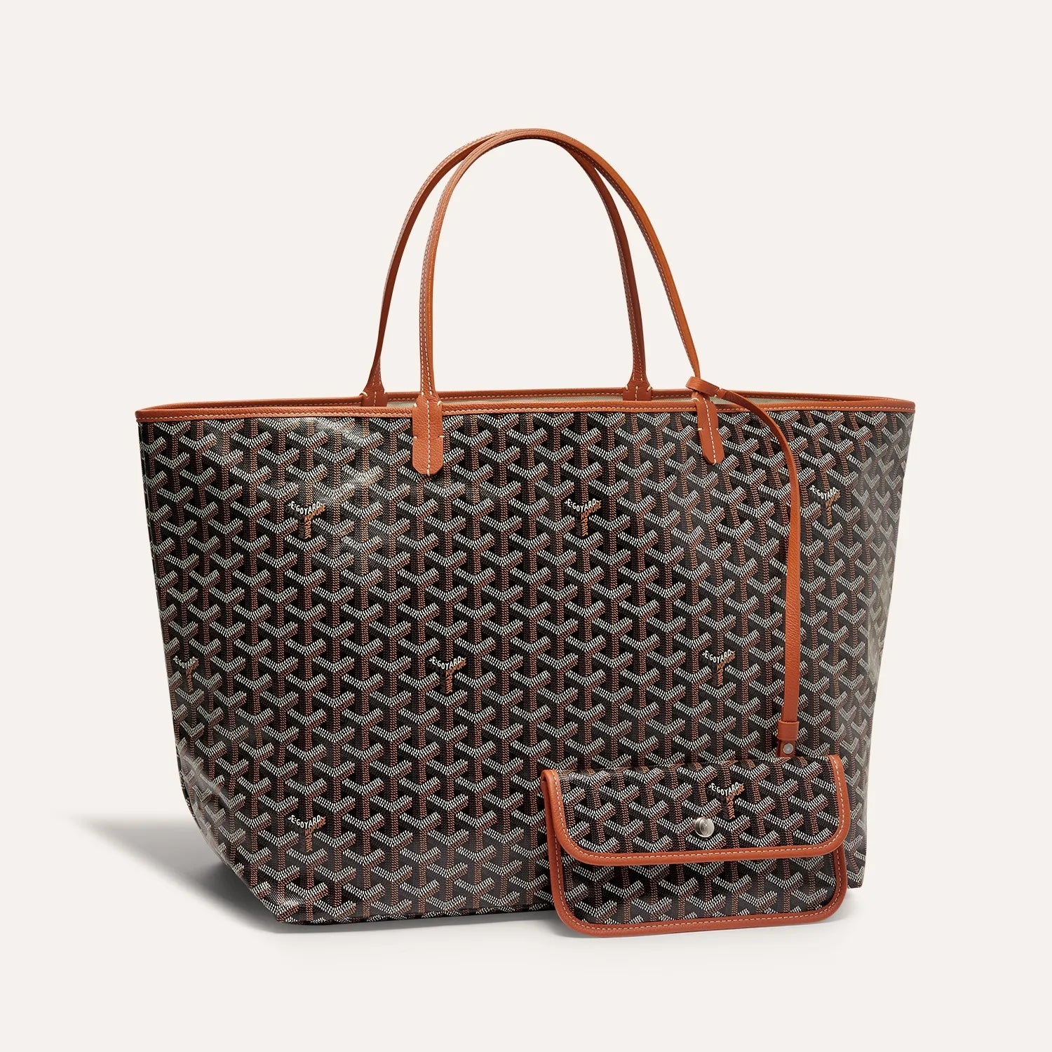 Goyard Saint Louis GM Bag Black & Tan