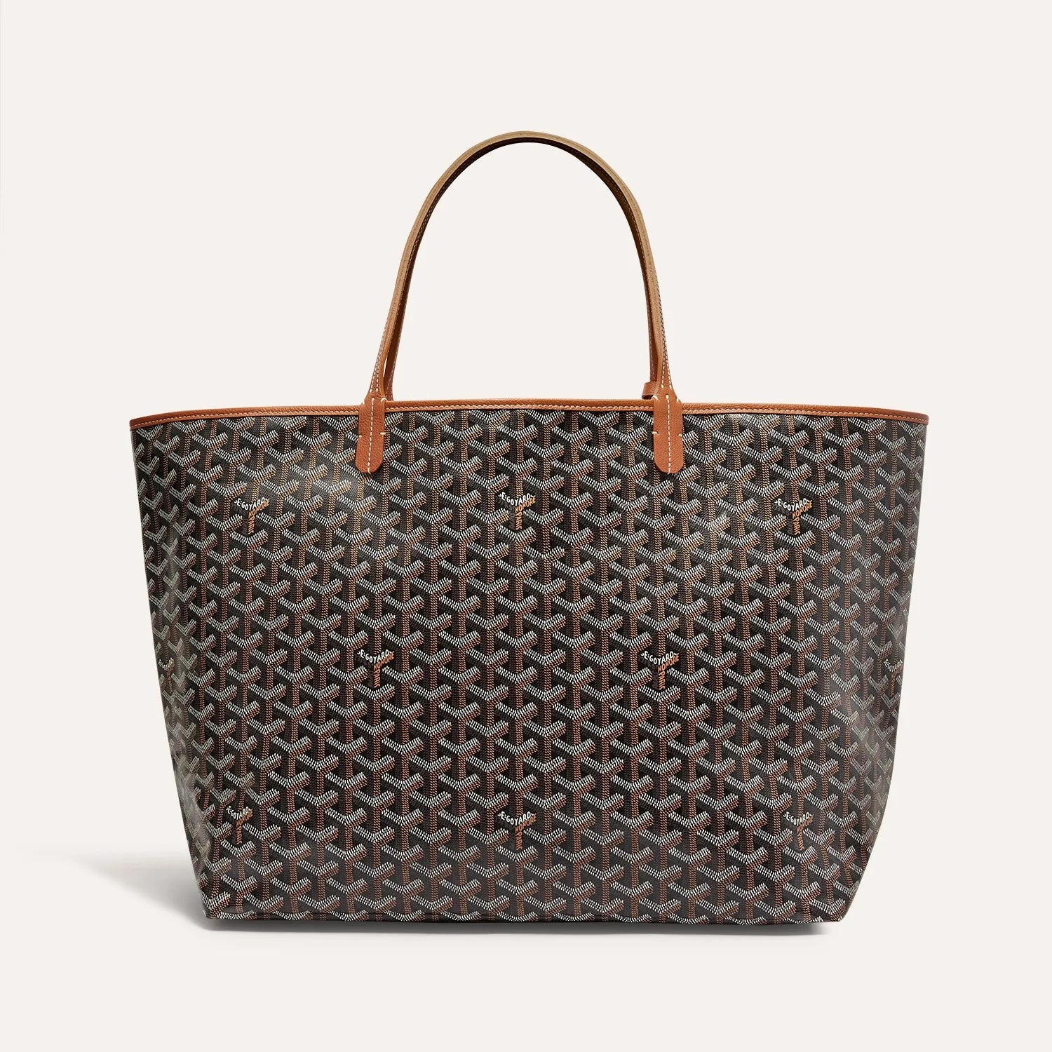 Goyard Saint Louis GM Bag Black & Tan