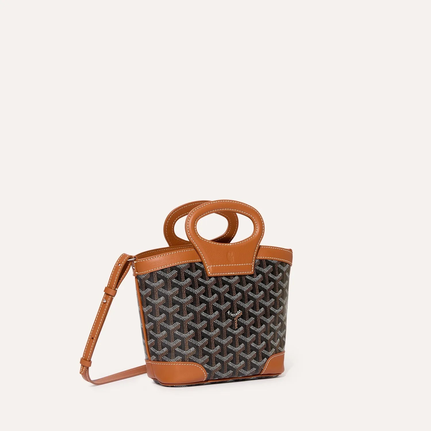 Goyard Beluga Mini Bag Black & Tan