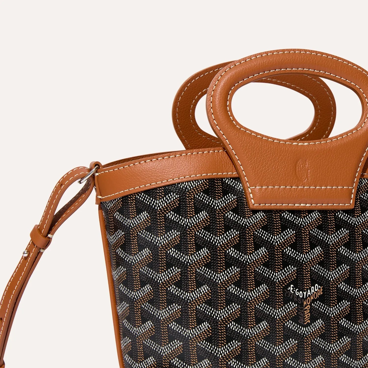 Goyard Beluga Mini Bag Black & Tan