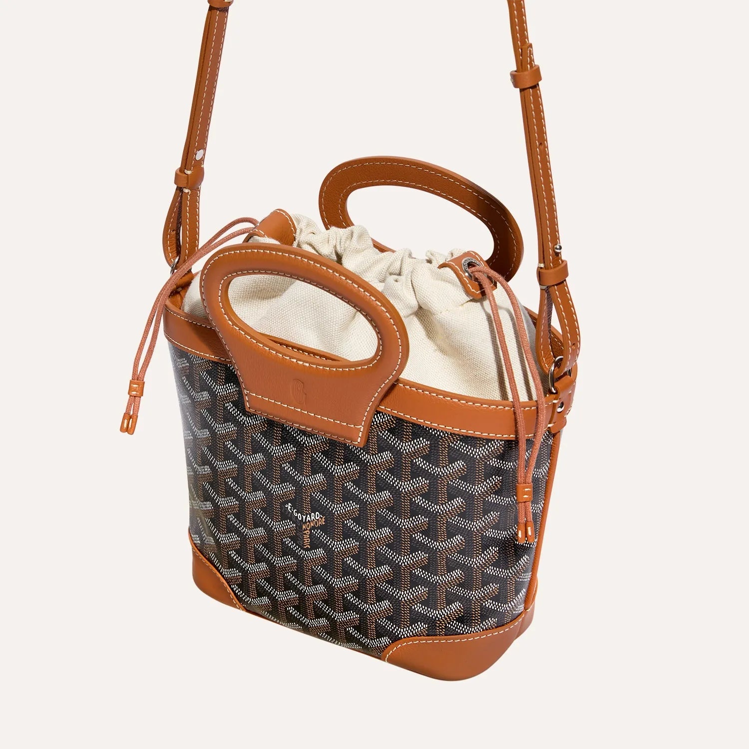 Goyard Beluga Mini Bag Black & Tan