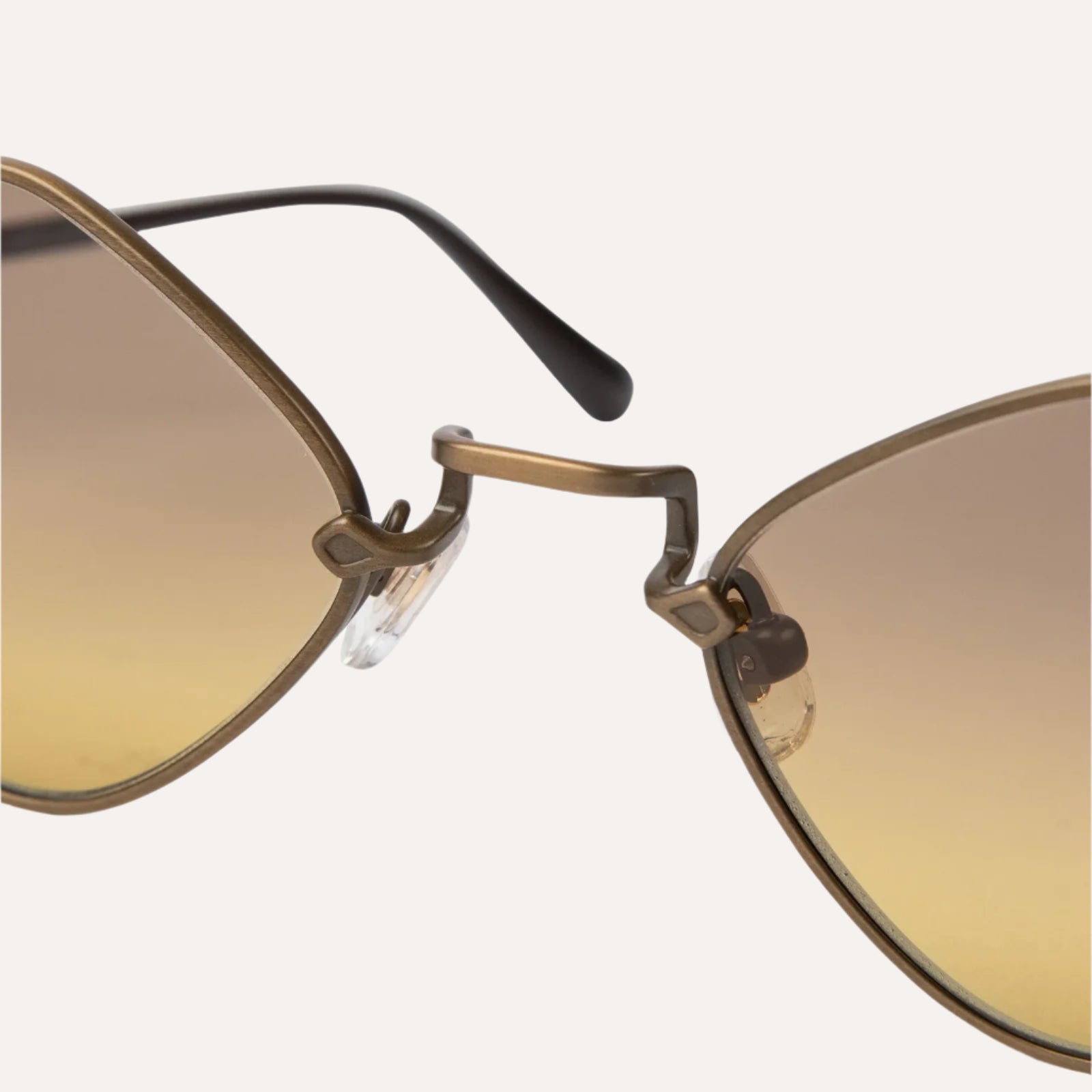 Chrome Hearts Diamond Dog Light Brown Sunglasses