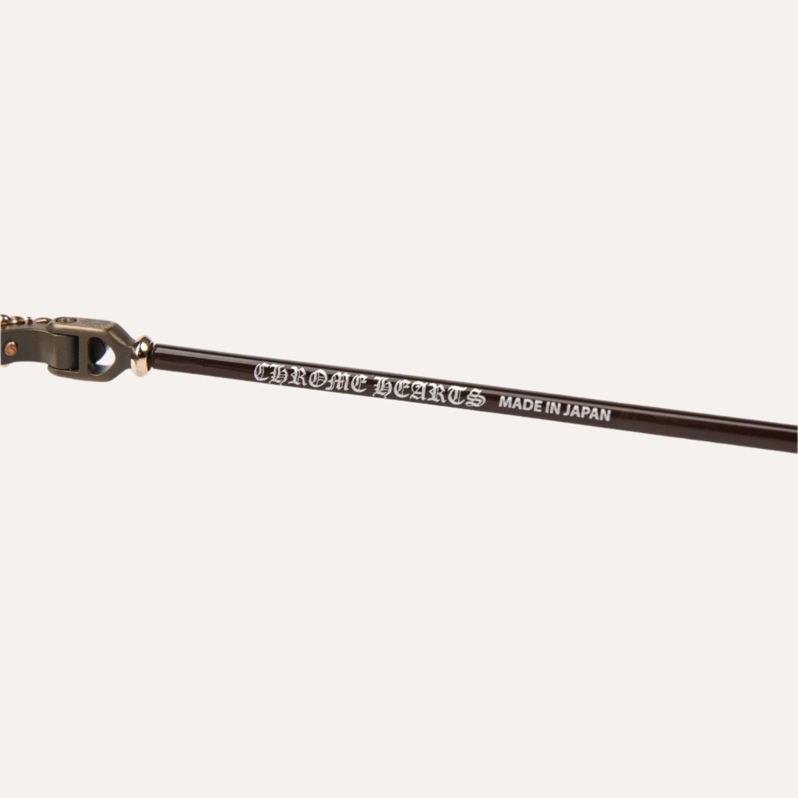 Chrome Hearts Diamond Dog Light Brown Sunglasses