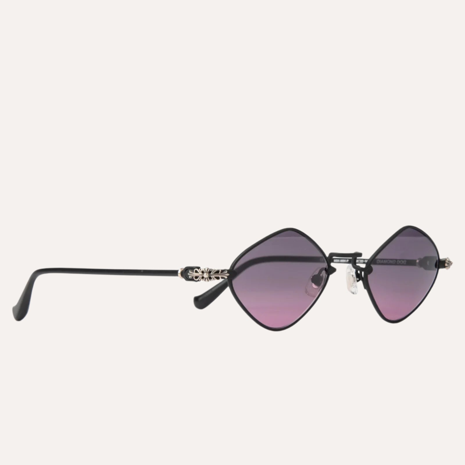 Chrome Hearts Diamond Dog Matte Black Sunglasses