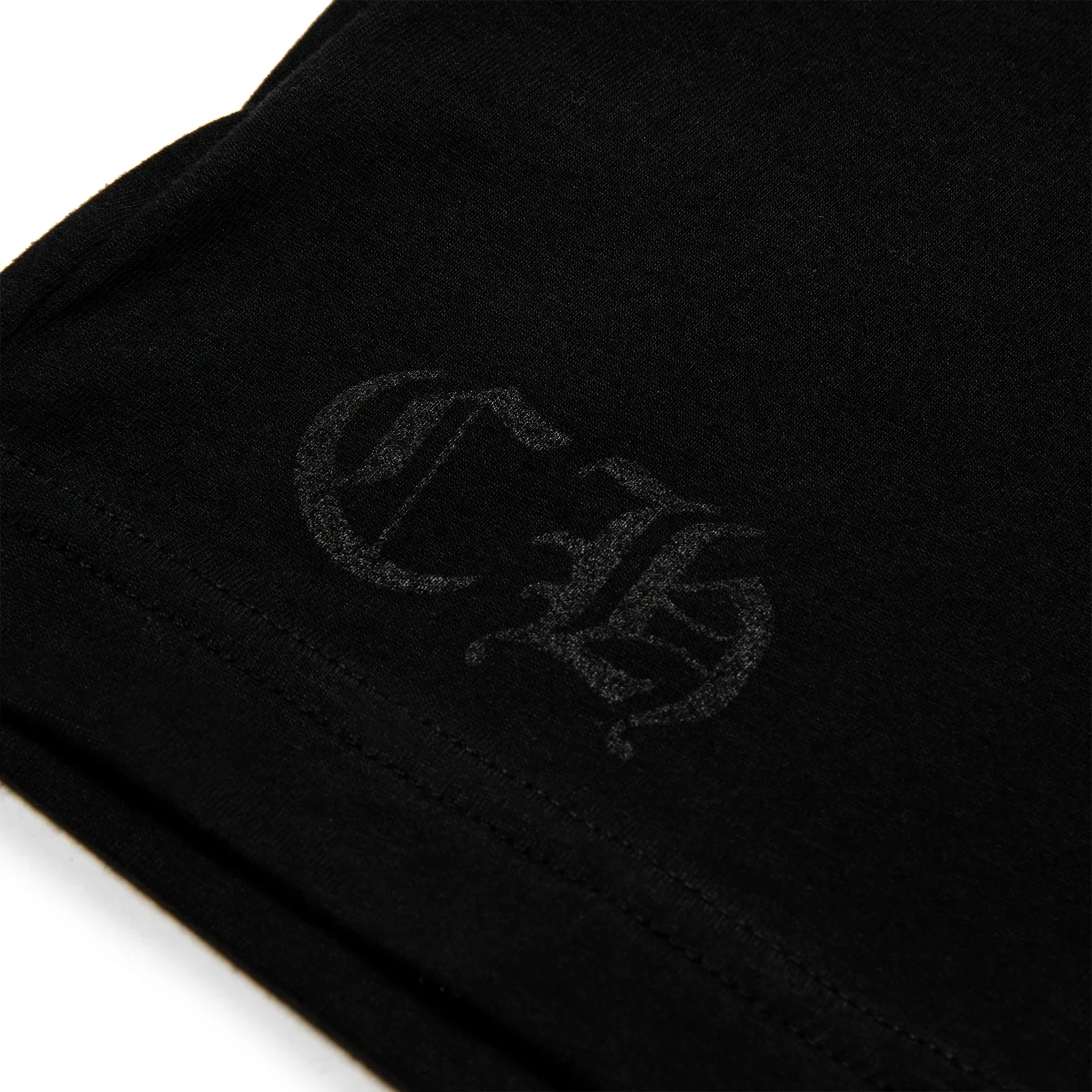 Chrome Hearts Manchester Exclusive Horse Shoe Pocket Logo Black T Shirt