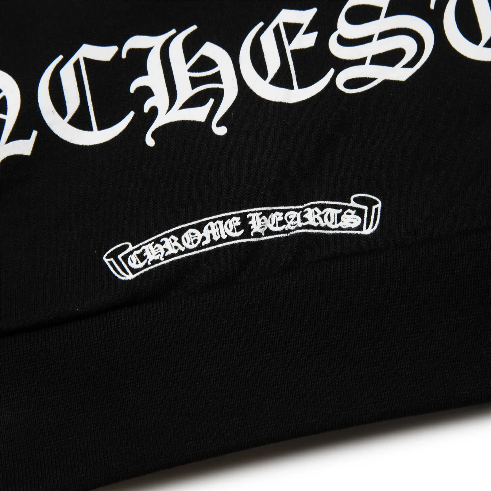 Chrome Hearts Manchester Exclusive Horse Shoe Zip-Up Black Hoodie